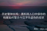 历史警钟长鸣：黑料网入口中保存的档案如何警示今日浮华虚伪的现状