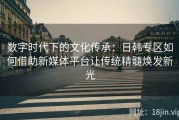 数字时代下的文化传承：日韩专区如何借助新媒体平台让传统精髓焕发新光
