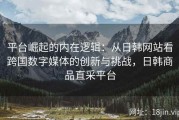 平台崛起的内在逻辑：从日韩网站看跨国数字媒体的创新与挑战，日韩商品直采平台