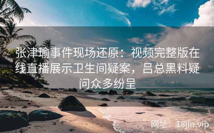 张津瑜事件现场还原：视频完整版在线直播展示卫生间疑案，吕总黑料疑问众多纷呈