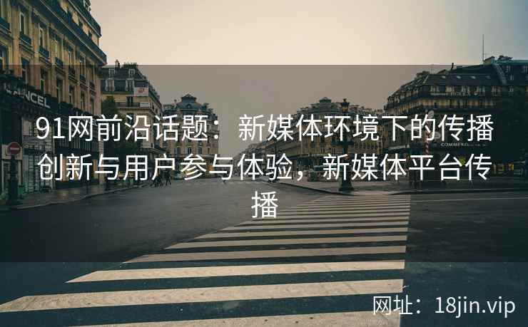 91网前沿话题：新媒体环境下的传播创新与用户参与体验，新媒体平台传播