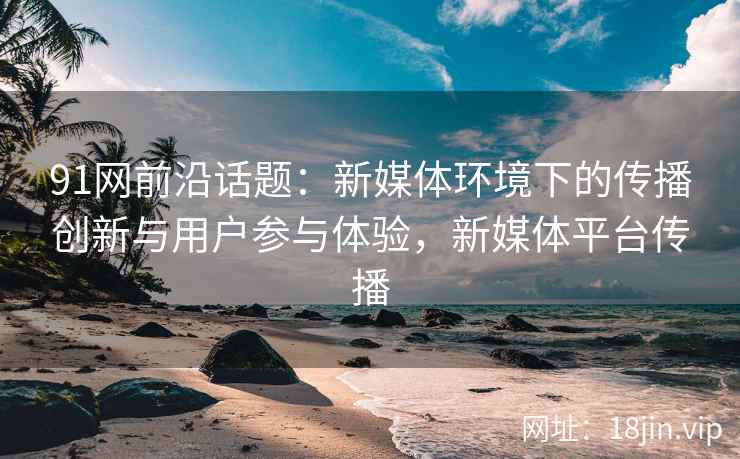 91网前沿话题：新媒体环境下的传播创新与用户参与体验，新媒体平台传播