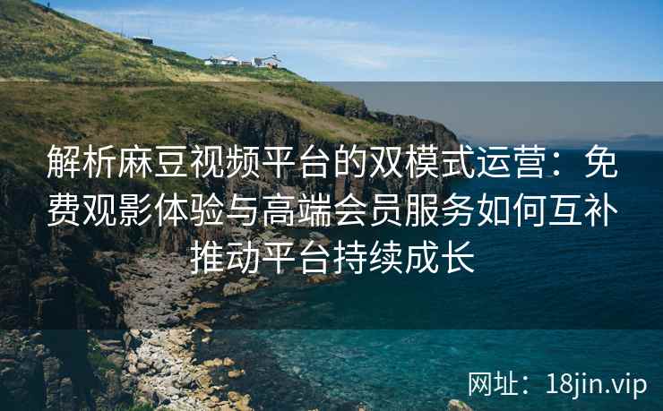 解析麻豆视频平台的双模式运营：免费观影体验与高端会员服务如何互补推动平台持续成长